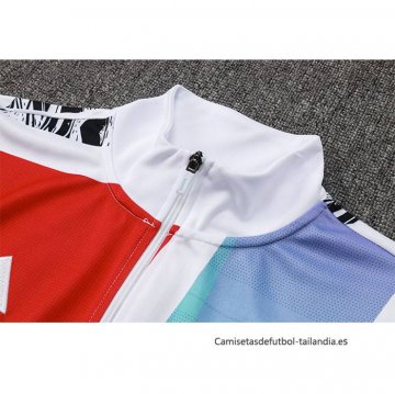 Chandal de Chaqueta del Arsenal Nino 2024-2025 Rojo y Blanco