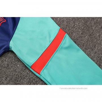 Chandal de Chaqueta del Barcelona 2021-2022 Azul