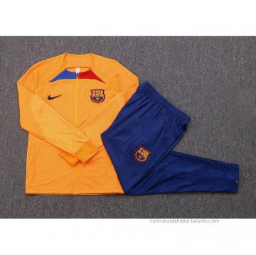 Chandal de Chaqueta del Barcelona 2022-2023 Naranja