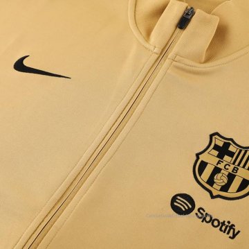 Chandal de Chaqueta del Barcelona 2023-2024 Amarillo