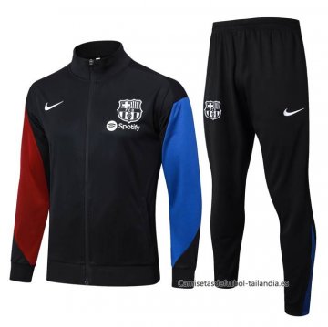 Chandal de Chaqueta del Barcelona Nino 2024-2025 Negro Chandal de Chaqueta del Barcelona Nino 2024-2025 Negro