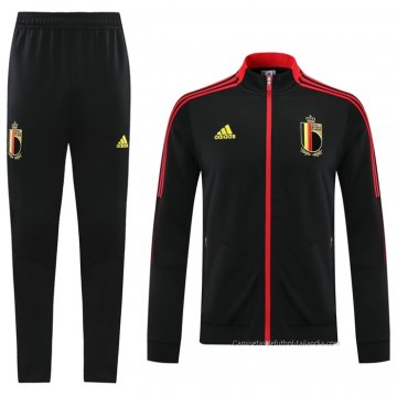 Chandal de Chaqueta del Belgica 2021 Negro Chandal de Chaqueta del Belgica 2021 Negro