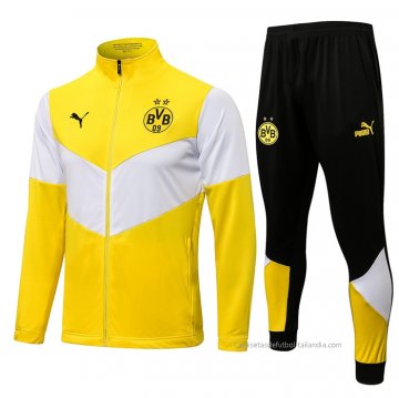 Chandal de Chaqueta del Borussia Dortmund 2021-2022 Amarillo Chandal de Chaqueta del Borussia Dortmund 2021-2022 Amarillo