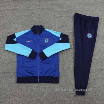 Chandal de Chaqueta del Chelsea 2024-2025 Azul