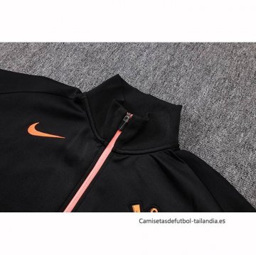 Chandal de Chaqueta del Corinthians Nino 2025-2026 Negro Naranja