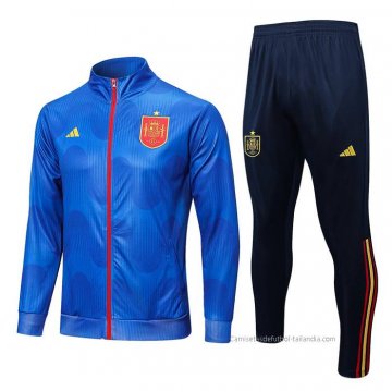 Chandal de Chaqueta del Espana 2022-2023 Azul Chandal de Chaqueta del Espana 2022-2023 Azul