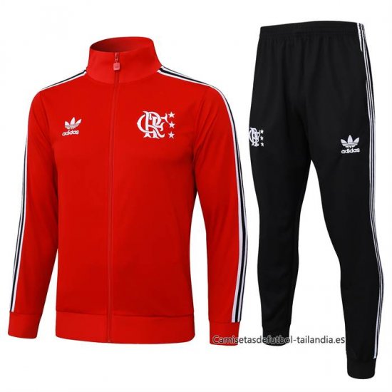 Chandal de Chaqueta del Flamengo 2025-2026 Rojo - Haga un click en la imagen para cerrar