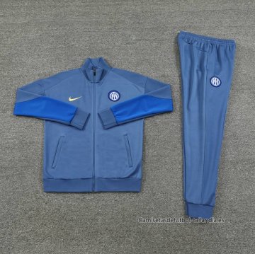 Chandal de Chaqueta del Inter Milan 2024-2025 Azul