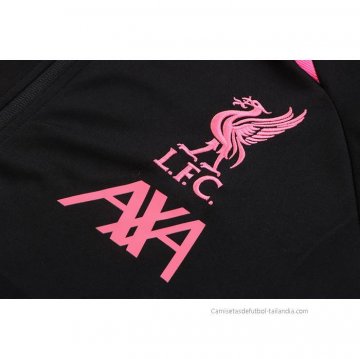 Chandal de Chaqueta del Liverpool Nino 2022-2023 Negro