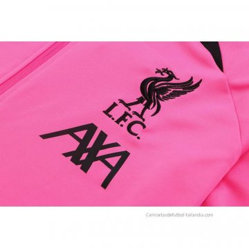 Chandal de Chaqueta del Liverpool Nino 2022-2023 Rosa