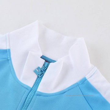 Chandal de Chaqueta del Manchester City 2023-2024 Azul Claro