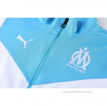 Chandal de Chaqueta del Olympique Marsella 2021-2022 Azul