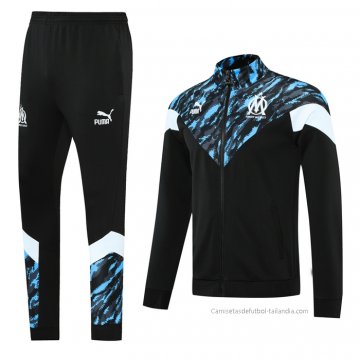 Chandal de Chaqueta del Olympique Marsella 2021 Negro