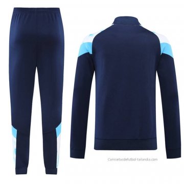 Chandal de Chaqueta del Olympique Marsella 2022-2023 Azul
