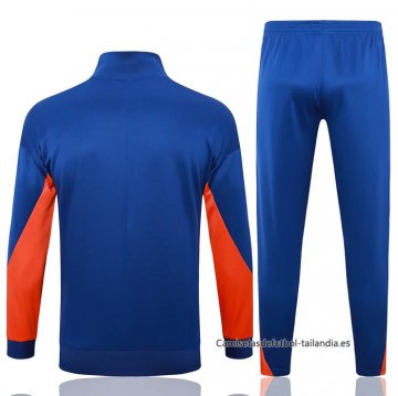 Chandal de Chaqueta del Paises Bajos 2024-2025 Azul