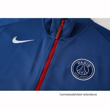 Chandal de Chaqueta del Paris Saint-Germain 2025-2026 Azul Rojo