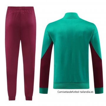 Chandal de Chaqueta del Paris Saint-Germain 2024-2025 Verde
