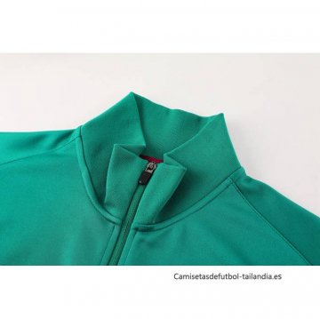 Chandal de Chaqueta del Paris Saint-Germain 2024-2025 Verde