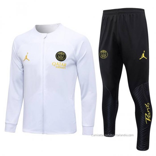 Chandal de Chaqueta del Paris Saint-Germain Jordan 2023-2024 Blanco - Haga un click en la imagen para cerrar