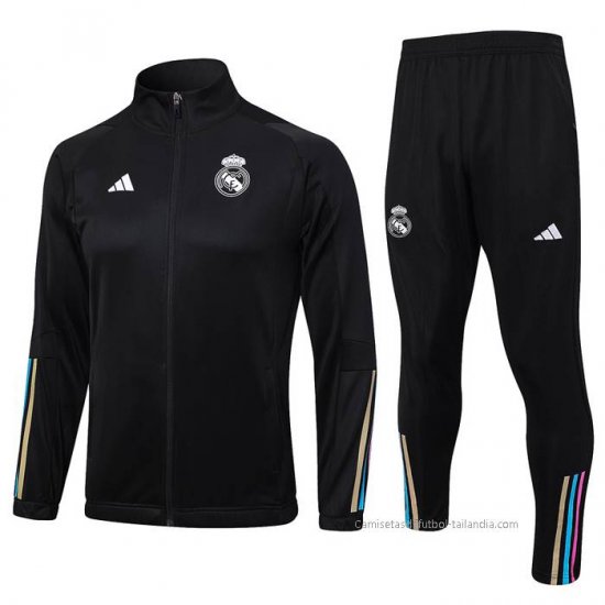 Chandal de Chaqueta del Real Madrid 2023-2024 Negro - Haga un click en la imagen para cerrar