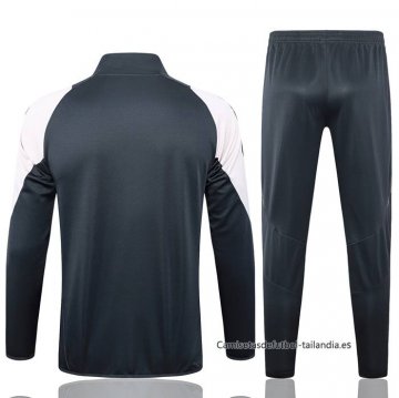 Chandal de Chaqueta del Real Madrid Nino 2024-2025 Gris