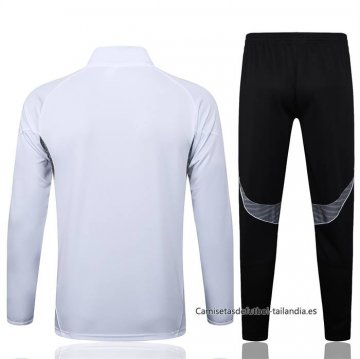 Chandal de Chaqueta del Real Madrid Nino 2025-2026 Blanco