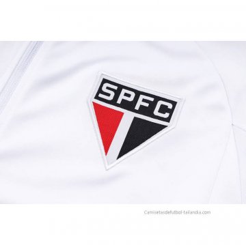 Chandal de Chaqueta del Sao Paulo 2023-2024 Blanco