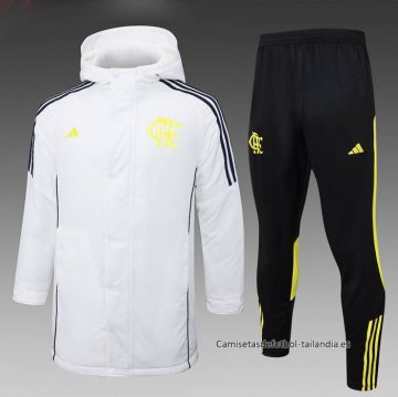 Chandal de Invierno del Flamengo 2024-2025 Blanco Chandal de Invierno del Flamengo 2024-2025 Blanco