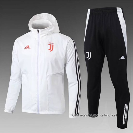 Chandal de Rompevientos del Juventus 2024-2025 Blanco - Haga un click en la imagen para cerrar