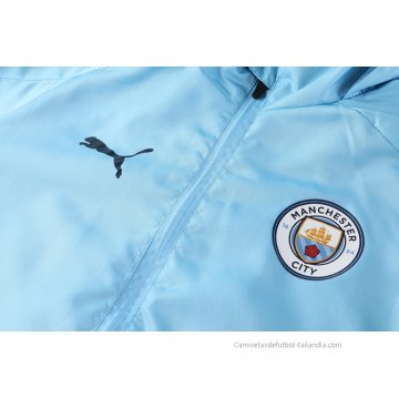 Chandal de Rompevientos del Manchester City 2021 Azul
