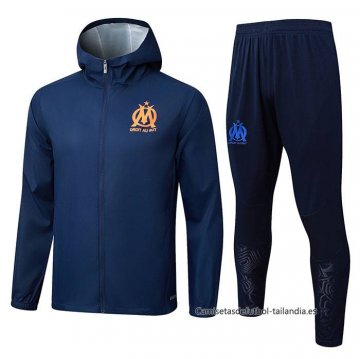 Chandal de Rompevientos del Olympique Marsella 2025-2026 Azul Chandal de Rompevientos del Olympique Marsella 2025-2026 Azul