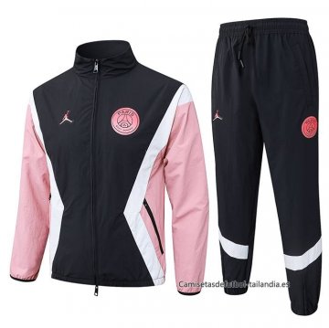 Chandal de Rompevientos del Paris Saint-Germain 2025-2026 Negro Rosa Chandal de Rompevientos del Paris Saint-Germain 2025-2026 Negro Rosa