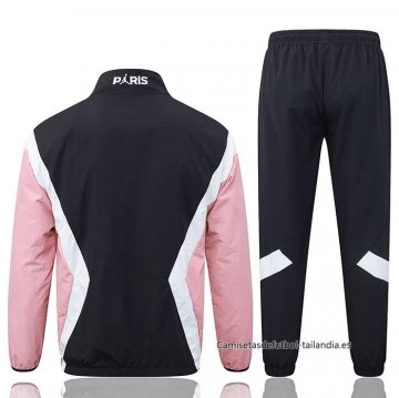 Chandal de Rompevientos del Paris Saint-Germain 2025-2026 Negro Rosa