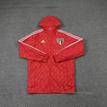 Chandal de Rompevientos del Sao Paulo 2022-2023 Rojo