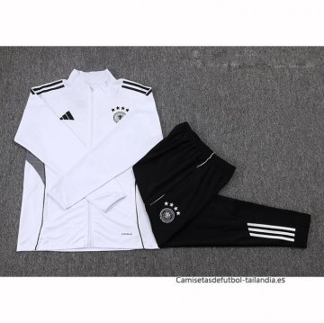 Chandal de Sudadera del Alemania Nino 2025-2026 Blanco