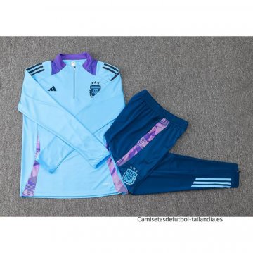 Chandal de Sudadera del Argentina Nino 2024-2025 Azul