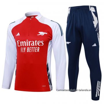 Chandal de Sudadera del Arsenal 2024-2025 Rojo Chandal de Sudadera del Arsenal 2024-2025 Rojo
