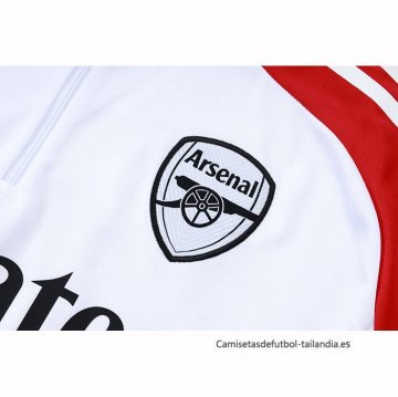 Chandal de Sudadera del Arsenal 2025-2026 Blanco
