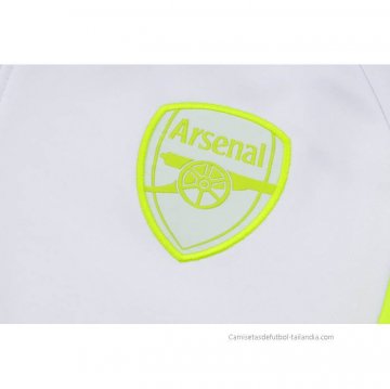 Chandal de Sudadera del Arsenal Nino 2023-2024 Blanco