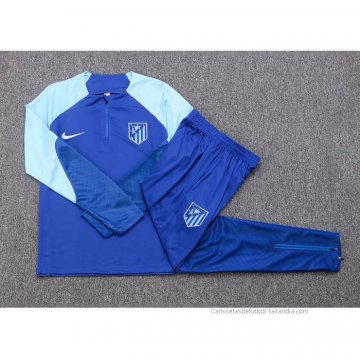 Chandal de Sudadera del Atletico Madrid 2022-2023 Azul