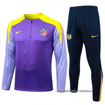 Chandal de Sudadera del Atletico Madrid 2025-2026 Purpura Chandal de Sudadera del Atletico Madrid 2025-2026 Purpura
