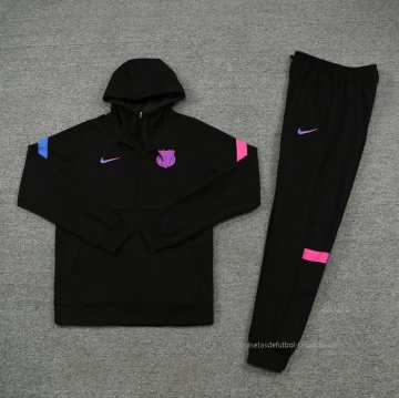 Chandal de Sudadera del Barcelona 2021-2022 Negro