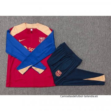 Chandal de Sudadera del Barcelona 2024-2025 Rojo