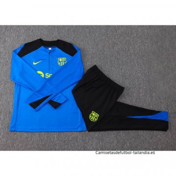 Chandal de Sudadera del Barcelona 2024-2025 Azul