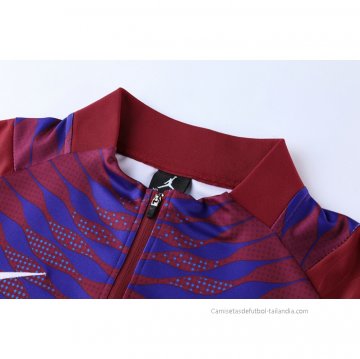 Chandal de Sudadera del Barcelona 2021-2022 Rojo