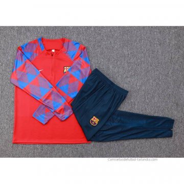 Chandal de Sudadera del Barcelona 2023-2024 Rojo
