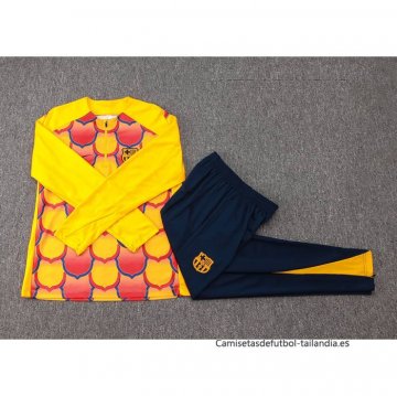 Chandal de Sudadera del Barcelona 2024-2025 Amarillo