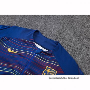Chandal de Sudadera del Barcelona 2025-2026 Azul Amarillo