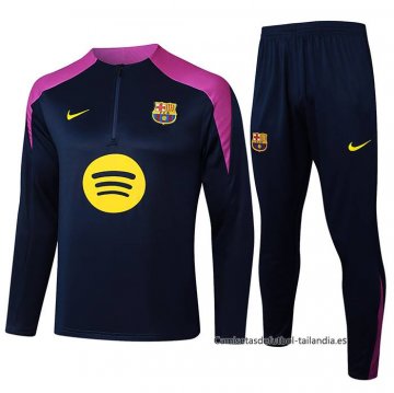 Chandal de Sudadera del Barcelona Nino 2025-2026 Negro Purpura Chandal de Sudadera del Barcelona Nino 2025-2026 Negro Purpura