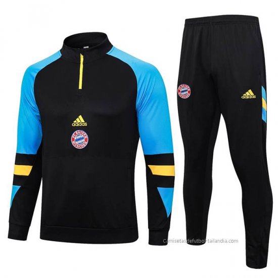 Chandal de Sudadera del Bayern Munich 2023-2024 Negro - Haga un click en la imagen para cerrar
